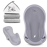 Babypflegeset Neugeborene TÜV Rheinland geprüft – Babybadewanne, Baby Badesitz,...