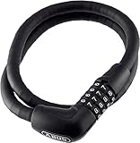 ABUS Panzerkabelschloss Steel-O-Flex Tresorflex 6615C - Zahlenschloss aus Stahlkabel mit...