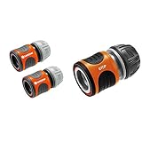 Gardena Schlauchverbinder-Satz 13 mm (1/2 Zoll) und 15 mm (5/8 Zoll):...