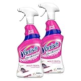 Vanish Multi Textilreiniger für Teppiche, Sofas, Vorhänge und Autositze – 2 x 660 ml...