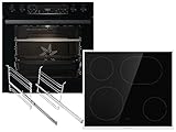 Herdset Gorenje Red Pepper Set SCB Einbauherd BCS6737E06BG + Kochfeld ECD643BX