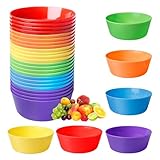 24 Stück Kunststoff Salatschüssel, Müslischalen/Salatschalen, Kunststoffschüssel,...