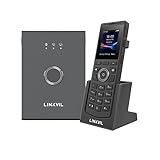 Linkvil W710P Schnurloses IP-Telefon, 3,5 mm Kopfhöreranschluss, HD-Lautsprecher,...
