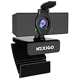 NexiGo N60 1080P Webcam, HD-Webcam mit Mikrofon, Softwaresteuerung und...