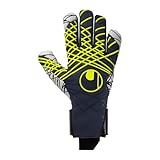 uhlsport Fußball Torwarthandschuhe Prediction Ultragrip HN, 7, Marine/weiß/Fluo gelb