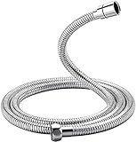 GRIFEMA COMPLENTOS-G851 Brauseschlauch, Verdrehsicher in Edelstahl-Optik (150 cm) / Extrem...
