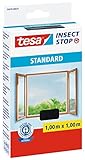 tesa Insect Stop STANDARD Fliegengitter für Fenster - Insektenschutz...