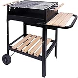 AKTIVE 52975 Holzkohle- und Holzkohlegrill mit doppeltem Grill, 100,5 x 40 x...