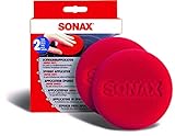 SONAX SchwammApplikator Super Soft (2 Stück) zum sanften und oberflächenschonenden...