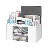 RISEMART Schreibtischorganisator mit 2 Schubladen, multifunktionaler Stifthalter für den...