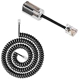 1 x DETANGLER Telefonkabel-Set, um 360 Grad drehbar, Telefonleitung, RJ9-Telefonkabel,...