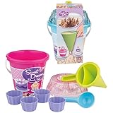 Simba 107114091 Eimergarnitur mit Matschtrichter, 2-sort, Mehrfarbig