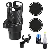 TREABEAR Getränkehalter Auto, 360° Drehbar 2 in 1 Cup Holder Expander + 2 Auto...
