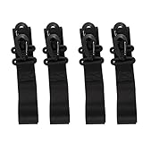 Schwarz 4-teilige Ski-Snowboard-Stiefelriemen Outdoor Tragbare Dicke Skate Rollblatt...