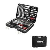 Tucool Racing 216-teiliges Steckschlüssel-Set, Kombi-Bohrer-Set mit...
