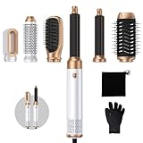 Airstyler Pro Airbrush Haarstyler 6 in 1 Haar Styler mit Warmluftbürste, Föhnbürste,...