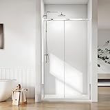 Heilmetz® Duschtür Nische 140cm Duschabtrennung Schiebetür Nischentür Dusche...
