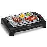 Clatronic® Barbecue-Tischgrill | ideal für Balkon & Küche | Tischgrill elektrisch |...