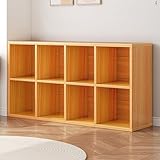 GYL Offenes 2-stufiges Bücherregal aus Holz zum Organisieren von Büchern Spielzeug,...