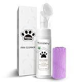 Tinioey Pfotenreiniger für Hunde (200ml) | Hundepfotenbürste | Hundepfoten...