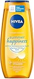 NIVEA Summer Happiness Duschgel, pH-hautneutrale Pflegedusche mit Vitamin C & E,...