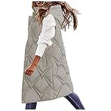 HHOP Weste lang Damen-mäntel Daunenjacke Sale XXL schal Tumblr Clothes Winter...