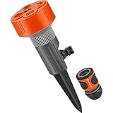 Gardena G2067-46 Twist Sprinkler Set mit 4 Düsen Inklusive Spike und...