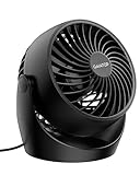Gaiatop Tragbarer Tischventilator, 14 cm kleiner Elektrischer Ventilator mit 3...