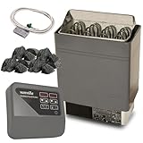 vanvilla SET Saunaofen 4.5KW / wahlweise 230V / 380V, Sauna Ofen mit...