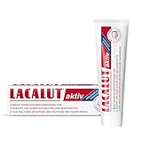 LACALUT AKTIV ZAHNCREME, 100ml Zahnpasta, sofort spürbare Straffung und Festigung des...