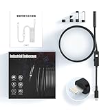 Plug & View Inspection Cam with 5M Bendable Cable and Swappable Tool Tips,2.0MP HD Camera,...