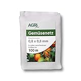 AGRI plus Gemüseschutznetz 3 m breit I Verschiedene Längen I Reißfestes...