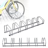 Yakimz Fahrradständer Boden Für 6 Fahrräder, Mehrfachständer, Fahrradhalter...
