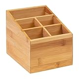 Westmark Küchen-Organizer/Tischbutler, 5 Fächer, Maße: 13 x 13,5 x 16 cm, Bambus, Tapas...