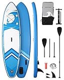 Stand up Paddling Board Aufblasbar Paddle Board SUP Board mit 15 cm Dickes Board...