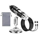 WADEO Digital Mikroskop, USB Mikroskop Digital 1440P HD mit 50X-1600X Vergrößerung,...