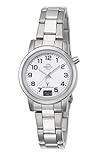 Master Time Funk Quarz Damen Uhr Analog-Digital mit Edelstahl Armband...