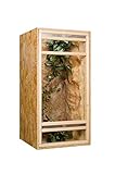 OSB Terrarium, Holzterrarium 60 x 60 x 120 cm Hochterrarium mit Frontbelüftung