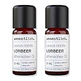 wesentlich. Lorbeerblätteröl - ätherisches Öl - 100% naturrein (Glasflasche)...