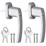 AUTOUTLET Fenstergriffe abschließbar, 2pcs Fenstersicherung Kinder...