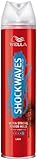 WELLA SHOCKWAVES ULTRA STRONG POWER HOLD HAARLACK – Styling Spray für bis zu 24h ultra...