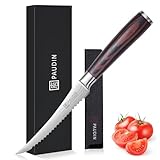 PAUDIN Tomatenmesser 13 CM, Professionelles Küchenmesser für Tomaten, Messer für...