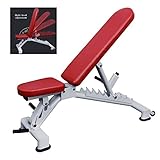 Hantelhocker Gewichtheberbett Bauchpressen für Sit-ups Fitnessgeräte Fitnessstuhl 8...