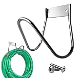Halterung für Gartenschlauch, Edelstahl, Wandhalterung, für den Außenbereich, robust,...