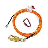 Sicheres Stahlkern-Lanyard-Kit mit zuverlässigem Flipline-Einsteller und drehbarem...