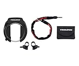 Trelock RS 351 Protect-O-Connect/ZR 355 Set Rahmenschloss, Black, One Size
