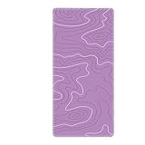 Hixingo Klappbare Yoga Matte, Schlichter Stil Yogamatte Rutschfest, Wildleder...