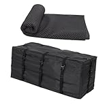 AKOOSY wasserdichte Auto Dachbox Oxford Faltbare Autodach Tasche mit Antirutschmatte und...