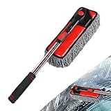 Hogvinnatil Weiche Autowaschbürste, Scheibenreiniger – Besen mit ausziehbarem Griff um...