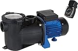 T.I.P. Poolpumpe - Filterpumpe - Umwälzpumpe mit Vorfilter (30 m³ Beckengröße, 10.000...
